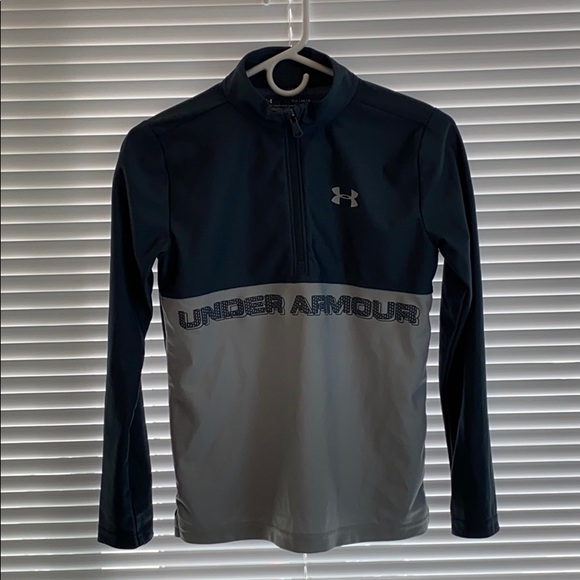 Boys Under Armour 1/4 zip long-sleeve - Picture 1 of 4